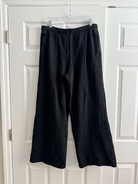 PINK Victoria's Secret Black Wide-Leg Sweatpants